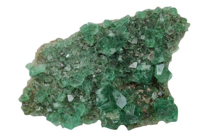 Fluorescent Green Fluorite Cluster - Rogerley Mine, England #173996